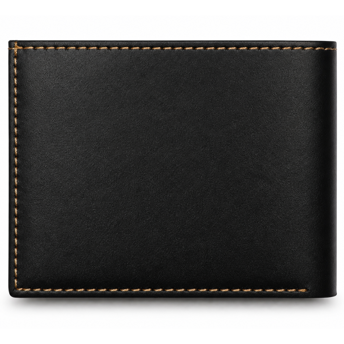 Fold luxury black and brown leather wallet craftsmanship